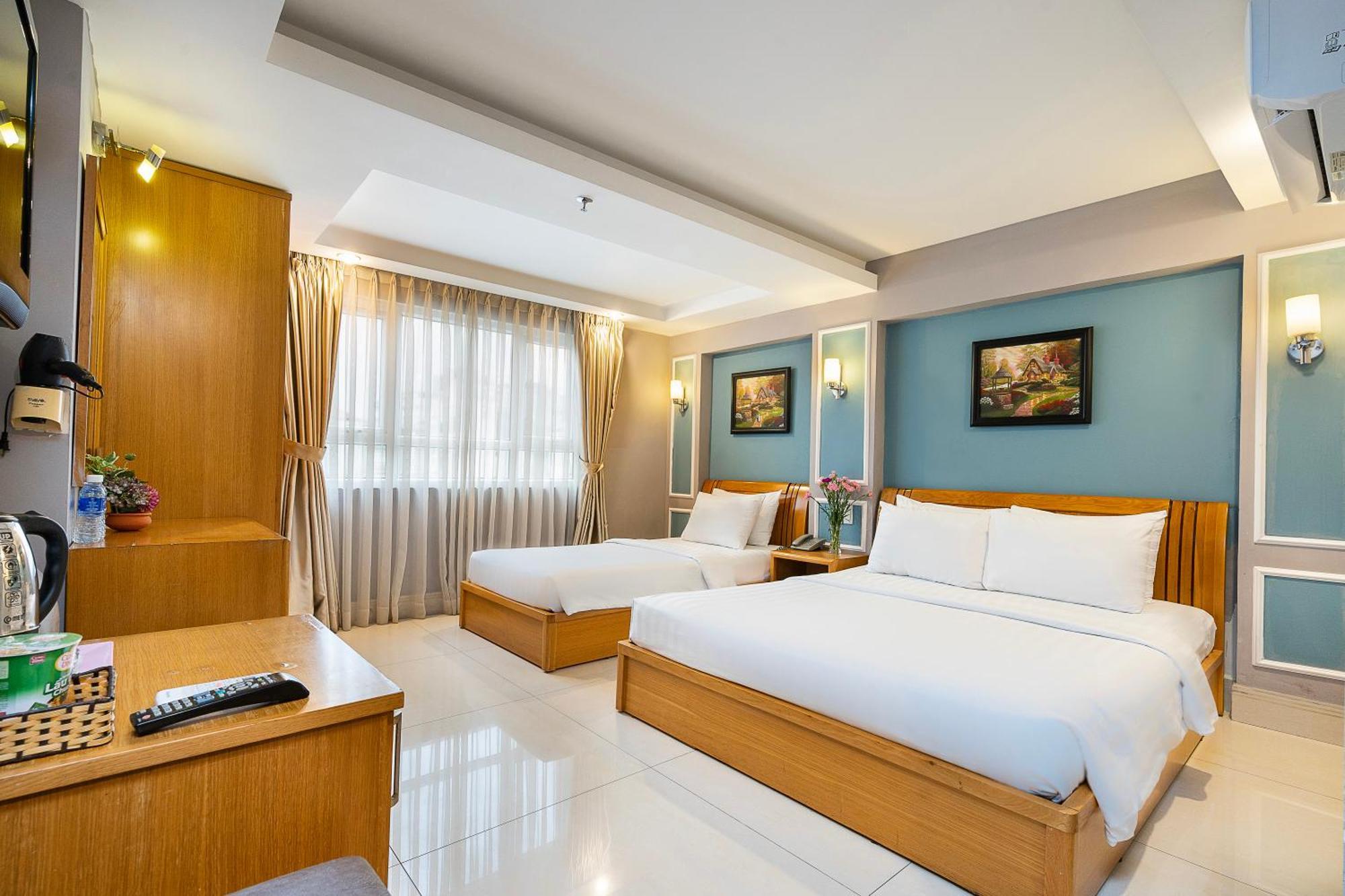 Lucky Star Hotel 146 Nguyen Trai Bandar Ho Chi Minh Luaran gambar